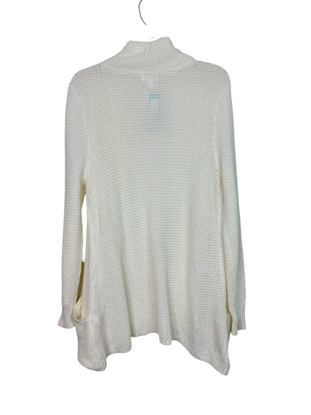 Market & Spruce Tabatha Waffle Knit Cotton Blend Cocoon Cardigan, XL Off white - Picture 7 of 13
